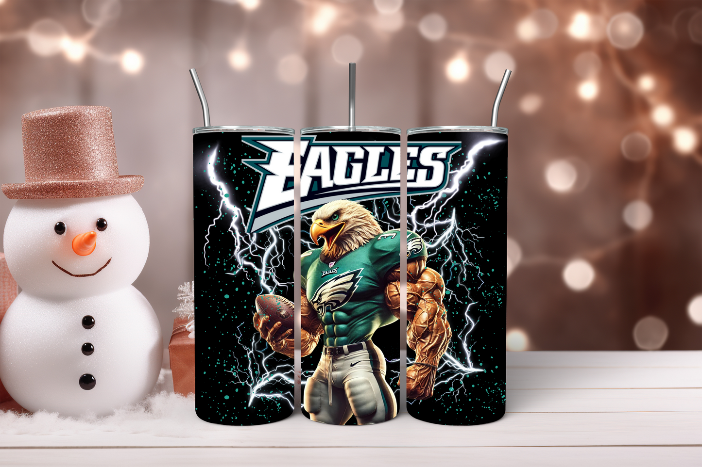 20oz Football team tumblers