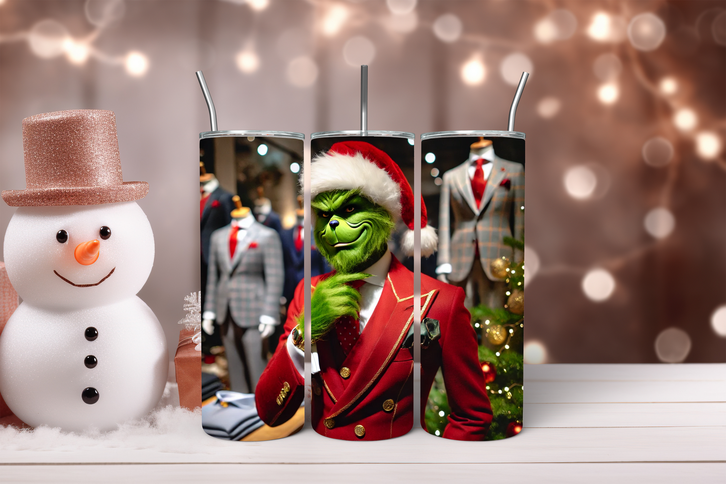 20oz Christmas Grinch Tumbler