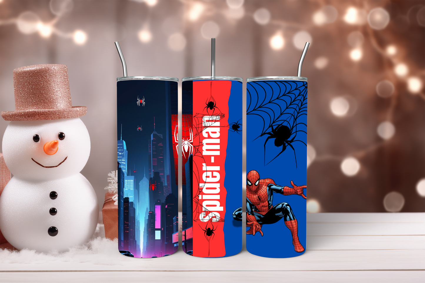 20oz Spider-Man tumbler