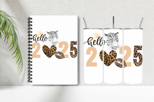 New Years Notebook and Tumbler Set